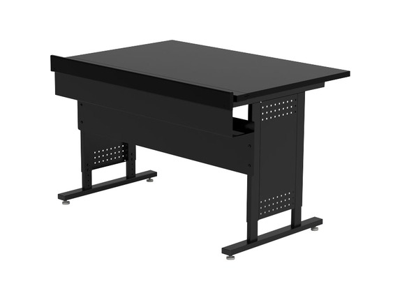 Image for Spectrum Esports Evolution Desk - Rectangle Top x 44" Table Top Width x 30" Table Top Depth - 32" Height - Matte Black, Metal - from HP2BFED