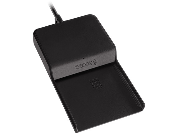Image for CHERRY TC 1100 Smart Card Reader - Cable - USB - Black from HP2BFED