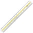 Westcott® Acrylic Data Highlight Reading Ruler With Tinted Guide, 15" Clear Thumbnail 1