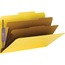 Smead Pressboard Classification Folders, Letter, Six-Section, Yellow, 10/Box Thumbnail 1