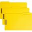 Smead Folders, Two Fasteners, 1/3 Cut Assorted, Top Tab, Legal, Yellow, 50/Box Thumbnail 1