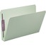 Smead Two Inch Expansion Fastener Folder, Straight Tab, Legal, Gray Green, 25/Box Thumbnail 1