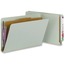 Smead Pressboard End Tab Classification Folder, Legal, 4-Section, Gray/Green, 10/Box Thumbnail 1