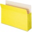 Smead 3 1/2" Exp Colored File Pocket, Straight Tab, Legal, Yellow Thumbnail 1