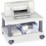 Safco® Wave Design Printer Stand, Two-Shelf, 20w x 17-1/2d x 11-1/2h, Charcoal Gray Thumbnail 1