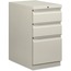 HON Brigade Mobile Pedestal, 2 Box/1 File Drawers, Full Radius Pull, 15" W x 22-7/8" D x 28" H, Light Gray Finish Thumbnail 1
