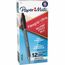 Paper Mate FlexGrip Ultra Recycled Ballpoint Retractable Pen, Black Ink, Medium, Dozen Thumbnail 1