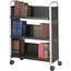 Safco® Scoot Book Cart, Three-Shelf, 33w x 14-1/4d x 44-1/4h, Black Thumbnail 1