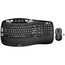 Logitech MK550 Wireless Desktop Set, Keyboard/Mouse, USB, Black Thumbnail 1