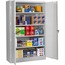 Tennsco Jumbo Steel Storage Cabinet, 48w x 24d x 78h, Light Gray Thumbnail 1