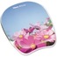 Fellowes Gel Mouse Pad w/Wrist Rest, Photo, 9 1/4 x 7 1/3, Pink Flowers Thumbnail 1
