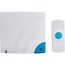 Tatco Wireless Doorbell, Battery Operated, 1-3/8w x 3/4d x 3-1/2h, Bone Thumbnail 1