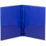 Smead Poly Two-Pocket Folder w/Fasteners, 11 x 8 1/2, Blue, 25/Box Thumbnail 1