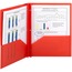 Smead Poly Two-Pocket Folder w/Fasteners, 11 x 8 1/2, Red, 25/Box Thumbnail 1