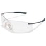 Crews® Rubicon Frameless Safety Glasses, Silver Metal Temples, Clear Lens Thumbnail 1