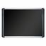 MasterVision Black fabric bulletin board, 24 x 36, Silver/Black Thumbnail 1