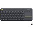 Logitech® Wireless Touch Keyboard K400 Plus, Black Thumbnail 1
