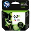 HP 63XL Ink Cartridge, Tri-color (F6U63AN) Thumbnail 1