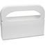 Hospeco Toilet Seat Cover Dispenser, Half-Fold, Plastic, White, 16"W x 3-1/4"D x 11-1/2"H, 2/BX Thumbnail 1