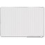 MasterVision Grid Planning Board, 1x2" Grid, 72x48, White/Silver Thumbnail 1