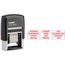 Trodat® Self-Inking Stamps, 12-Message, Self-Inking, 1 1/4 x 3/8, Red Thumbnail 1