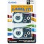 Casio® Tape Cassettes for KL Label Makers, 12mm x 26ft, Black on White, 2/Pack Thumbnail 1