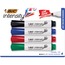BIC Intensity Bold Tank-Style Dry Erase Marker, Extra-Broad Bullet Tip, Assorted Colors, 4/Set Thumbnail 1