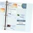 C-Line® Business Card Binder Pages, Holds 20 Cards, 8 1/8 x 11 1/4, Clear, 10/Pack Thumbnail 1