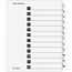 Cardinal® Traditional OneStep Index System, 12-Tab, 1-12, Letter, White, 12/Set Thumbnail 1