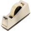Scotch™ Heavy-Duty Weighted Desktop Tape Dispenser, 3" Core, Plastic, Putty/Brown Thumbnail 1