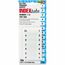 Redi-Tag Side-Mount Self-Stick Plastic Index Tabs Nos 1-10, 1 inch, White, 104/Pack Thumbnail 1