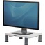 Fellowes Standard Monitor Riser, 21 in Screen Support, 60 lb Capacity, 4 in H x 13.1 in W x 13.5 in D, Graphite/Platinum Thumbnail 1