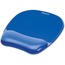 Fellowes Crystals Gel Mousepad/Wrist Rest, 0.75 in x 7.88 in x 9.19 in, Blue Thumbnail 1