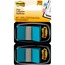 Post-it® Flags, 1" x 1.75", Rectangle, Blue, 50 Flags/dispenser, 2 Dispensers/PK Thumbnail 1