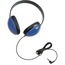 Califone Califone Childrens Lightweight Headphone - Stereo - Mini-phone - Wired - Blue Thumbnail 1