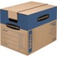 Bankers Box SmoothMove Prime Moving Boxes, 12 in W x 16 in D x 12 in H, 10/Carton Thumbnail 1