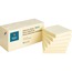 Business Source Repositionable Adhesive Notes, 3" x 3", Yellow, Solvent-free Adhesive, 12/PK Thumbnail 1