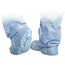 Medline Protective Shoe Covers, Fluid Resistant, Breathable, Extra Large Size, Blue, 100/BX Thumbnail 1