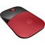 HP Z3700 Red Wireless Mouse - Optical - Wireless - Radio Frequency - Red, Black - USB - 1200 dpi - Scroll Wheel - 3 Button(s) - Symmetrical Thumbnail 1