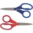 Fiskars® Schoolworks 5" Kids Scissors, 5" Overall Length, Left/Right, Stainless Steel, Pointed Tip, Assorted, 2/PK Thumbnail 1