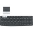 Logitech® K375s Multi-Device Wireless Keyboard and Stand Combo, Bluetooth/RF, Off White Thumbnail 1