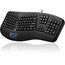 Adesso Tru-Form 450, Ergonomic Touchpad Keyboard, Cable Connectivity, Black Thumbnail 1