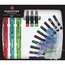 Sheaffer Maxi Calligraphy Kit, Red, Green, Purple, Turquoise, Brown, Blue, Black, Black/Blue Ink Thumbnail 1