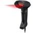 Adesso NuScan Antimicrobial Handheld CCD Barcode Scanner - 300 scan/s - 1D - CCD - Black Thumbnail 1