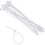 Advantus Beaded Cable Ties, Cable Tie, White, 250/PK Thumbnail 1