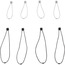 Advantus BlueLounge Pixi Reusable Zip Ties, Cable Tie, Black Gray, 8/PK Thumbnail 1