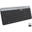 Logitech Slim Multi-Device Wireless Keyboard Chrome OS Edition - Bluetooth/RF - 32.81 ft - 2.40 GHz - Chrome OS, Android Thumbnail 1