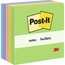 Post-it® Notes Original Notepads, Floral Fantasy, 3" x 3", 100-Sheet, 5/PK Thumbnail 1