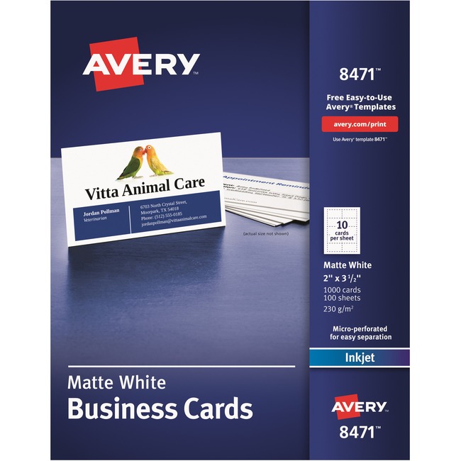 Avery Business Card