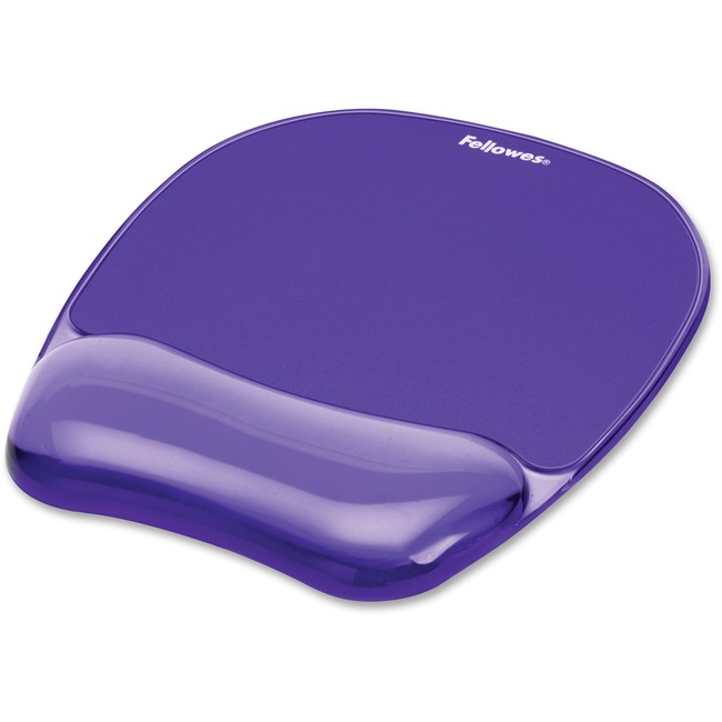 Fellowes Gel Crystals® Mousepad/Wrist Rest - Purple